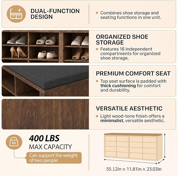 Rustic Brown & Dark Gray