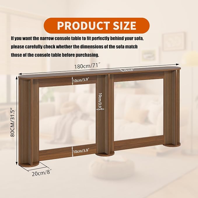 Walnut-71 Inch