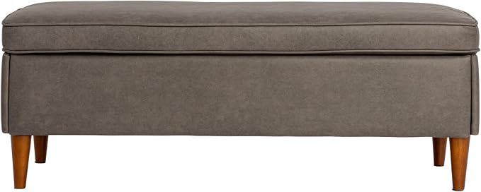 Grey Vegan Leather