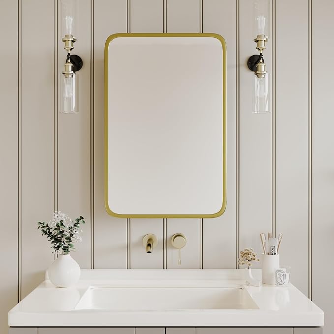 Brushed Gold Metal Frame