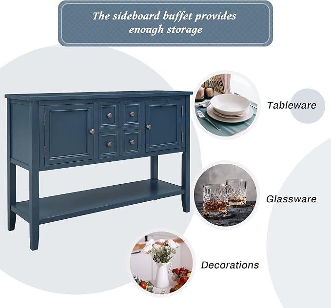 Retro Blue + Wood