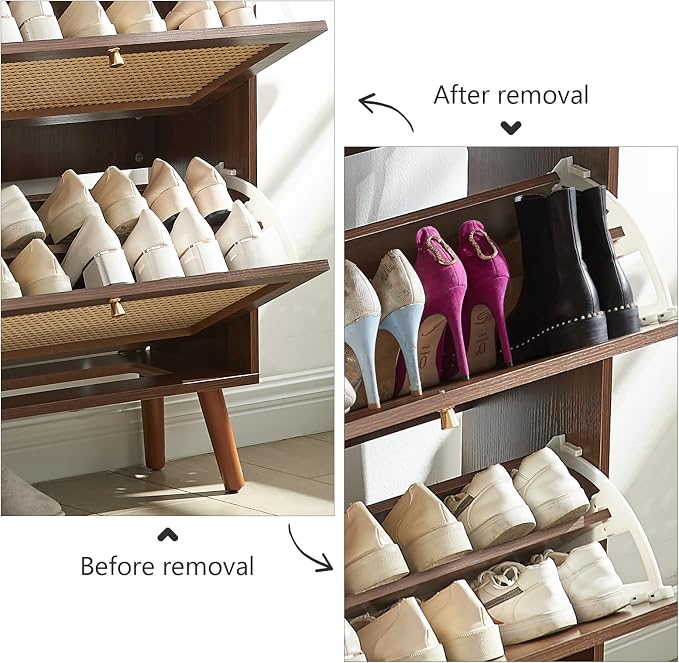 3 Flip Drawers-brown