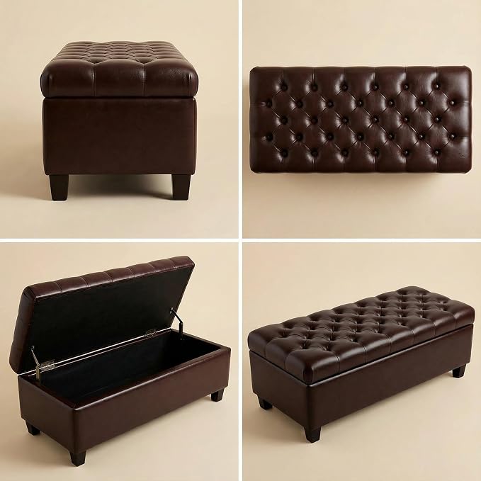 Faux Leather Brown