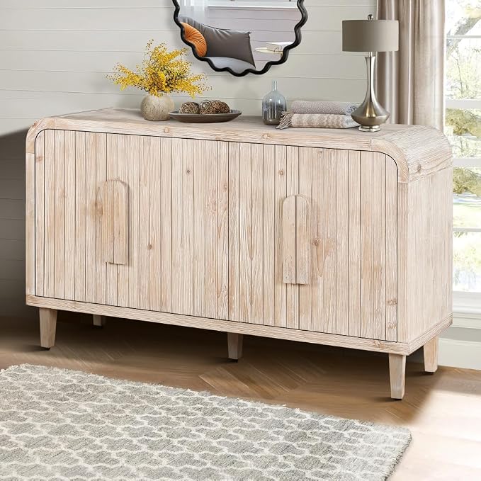 Antique White + Natural Wood Wash + Solid Wood+mdf