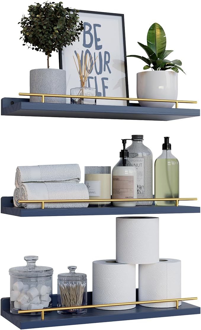 Gold in Navy Blue