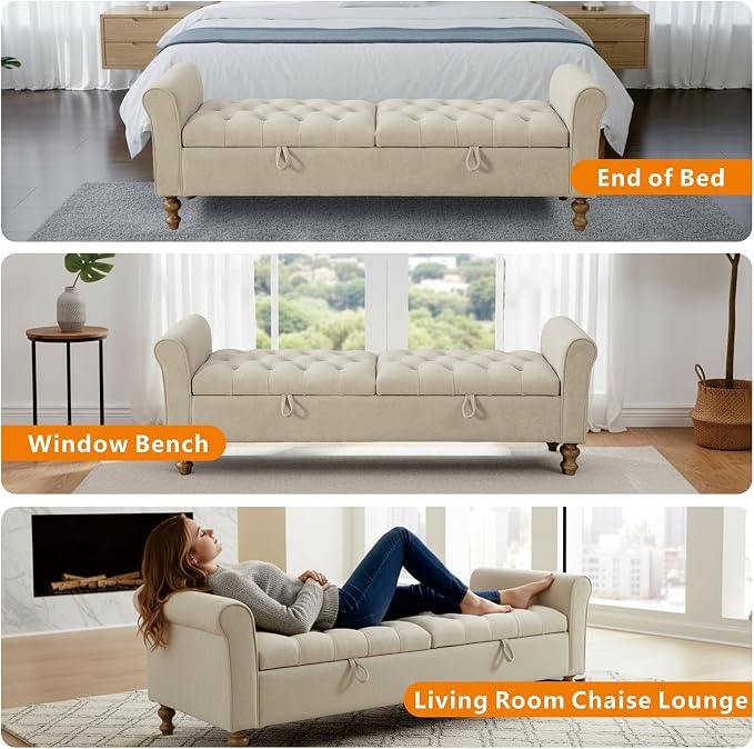 Griege Tufted 65.2''w