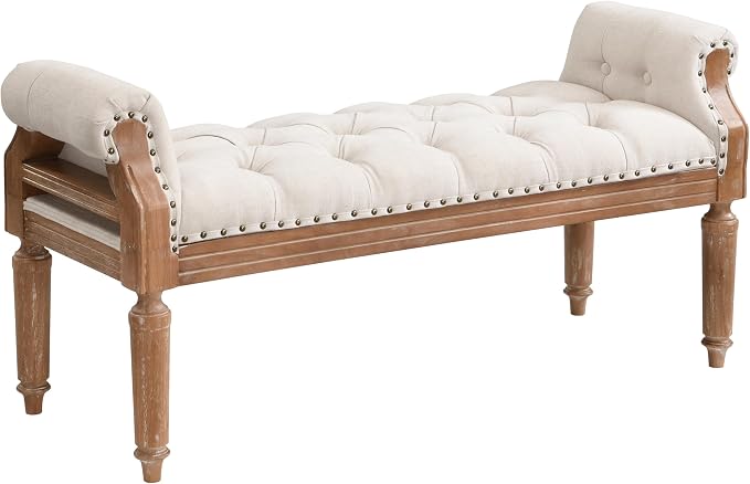 Beige+weathered Teak Finished