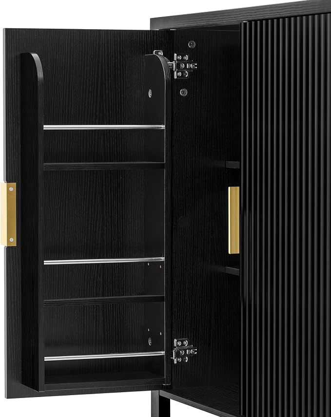 Black W/Side Hooks