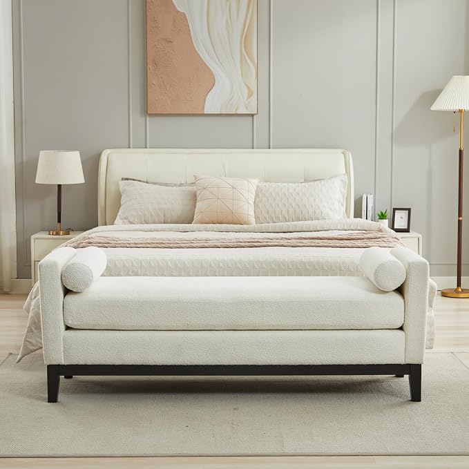 Ivory Boucle (Black Legs)