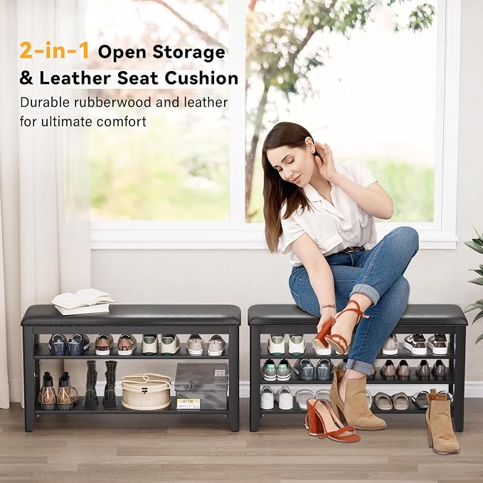 Black (Leather Cushion)