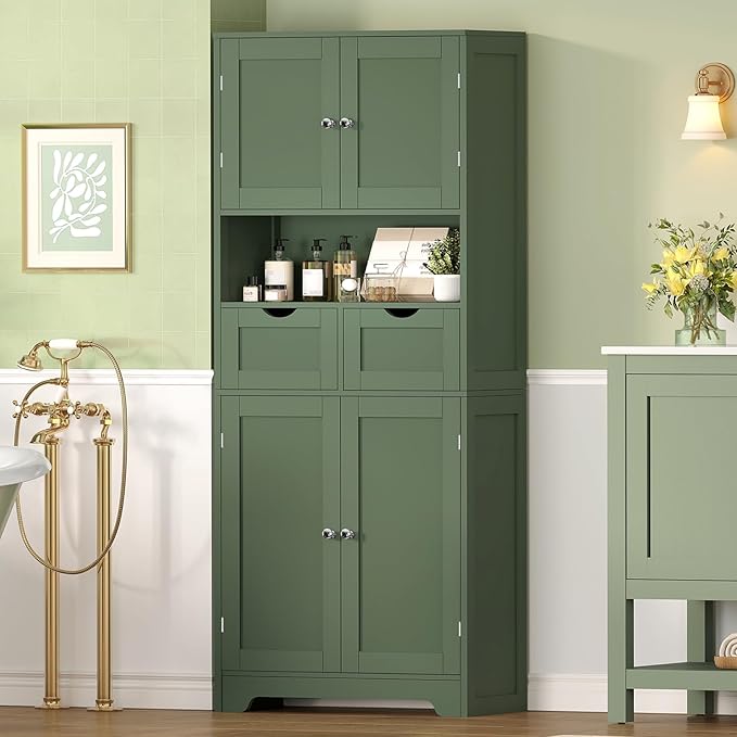 Forest Green 2 Drawers