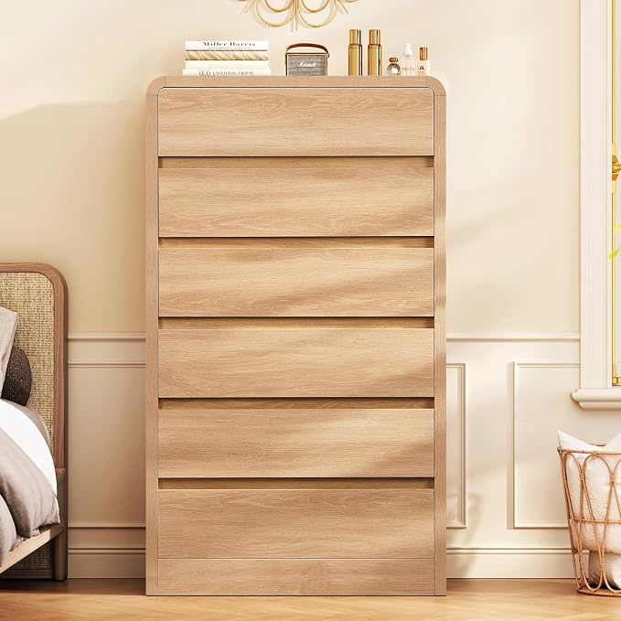 A-natural, Tall With 6 Drawers