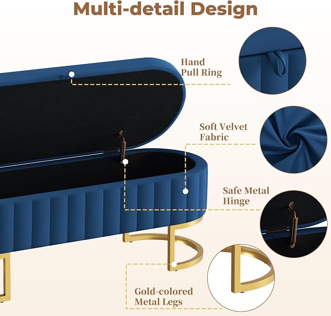 Navy Blue/Velvet