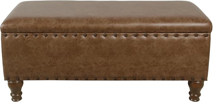Distressed Brown Faux Leather
