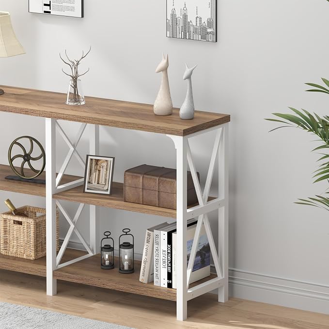White and Rustic Oak