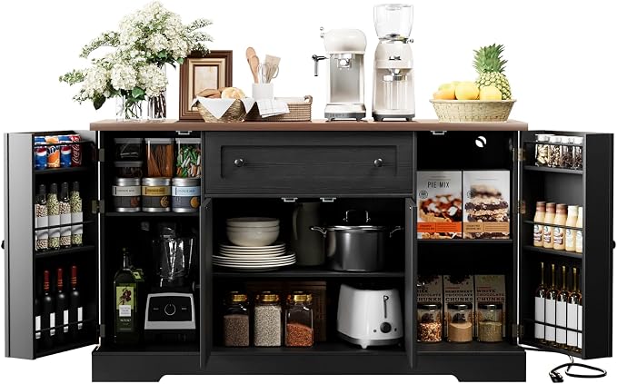 Black/Wood
