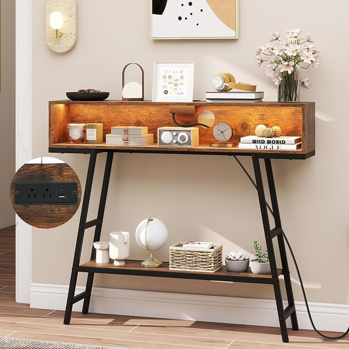 Rustic Brown & Black