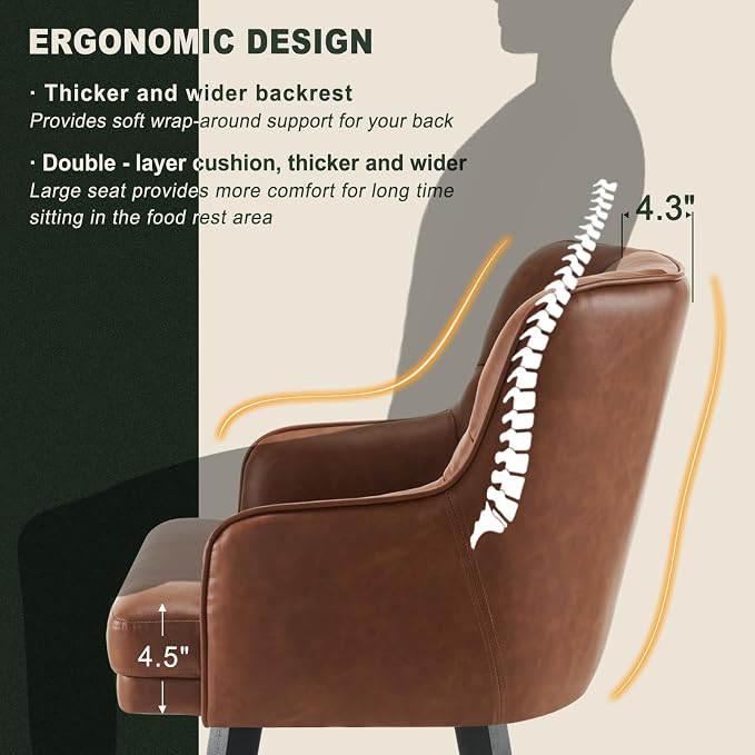 Brown- Faux Leather