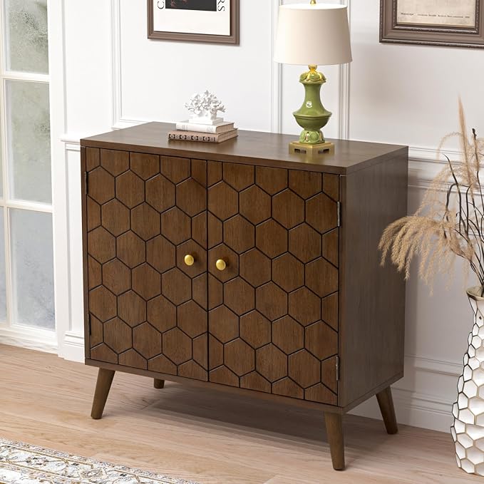 Brown Honeycomb Pattern