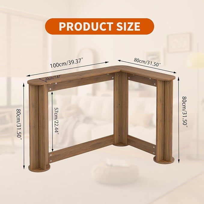 Walnut-l Shaped