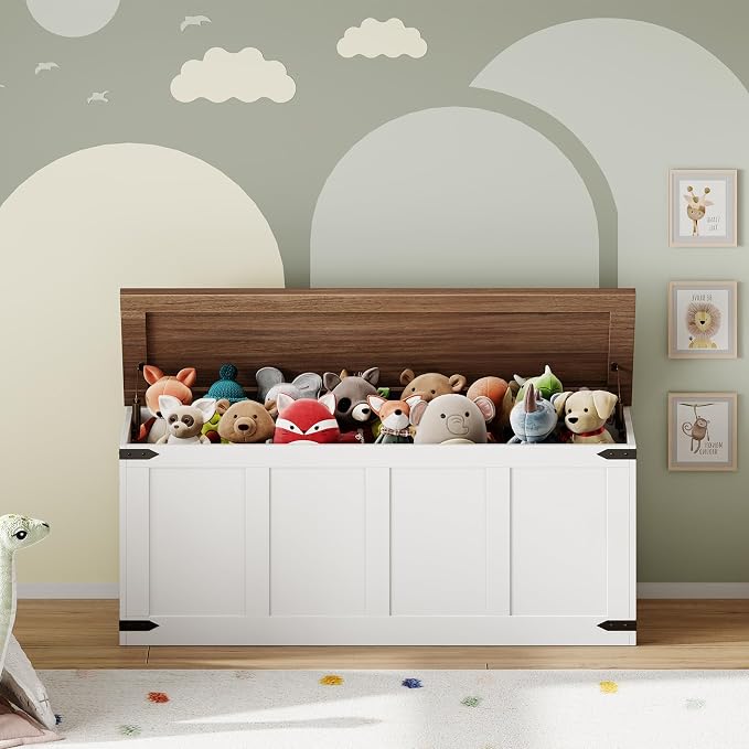 White + Walnut
