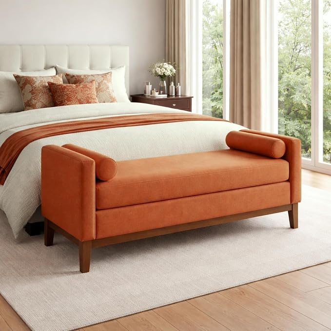 Dark Orange Boucle