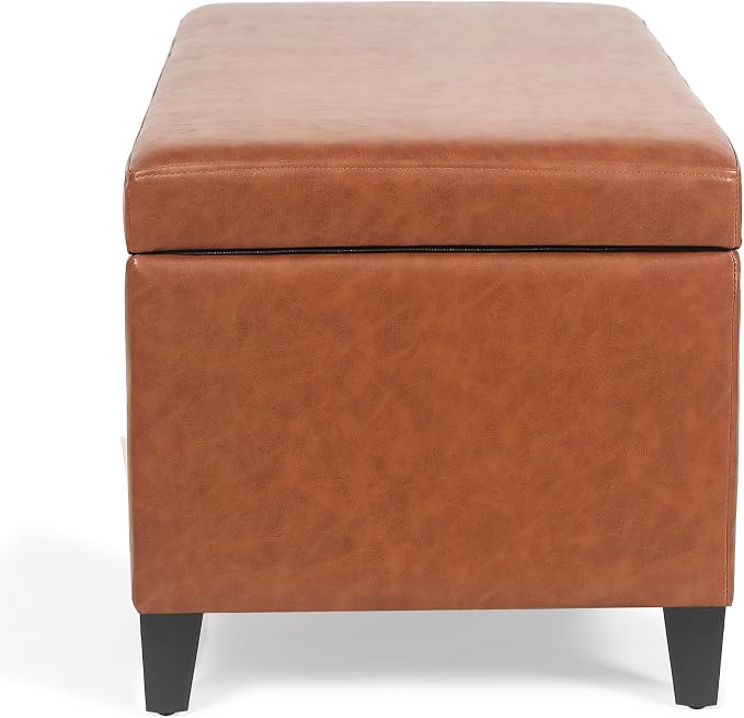Orange Leather-lift Top