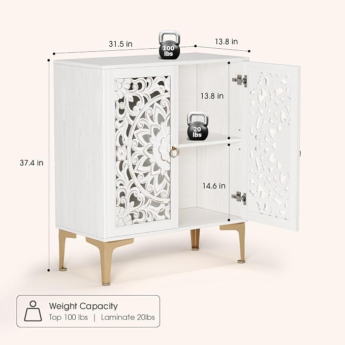 White & Gold_2 Doors
