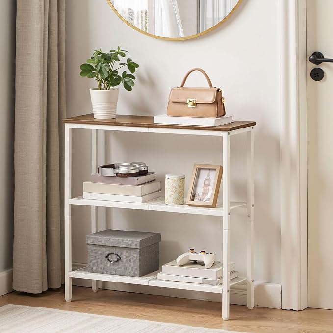 Walnut + White
