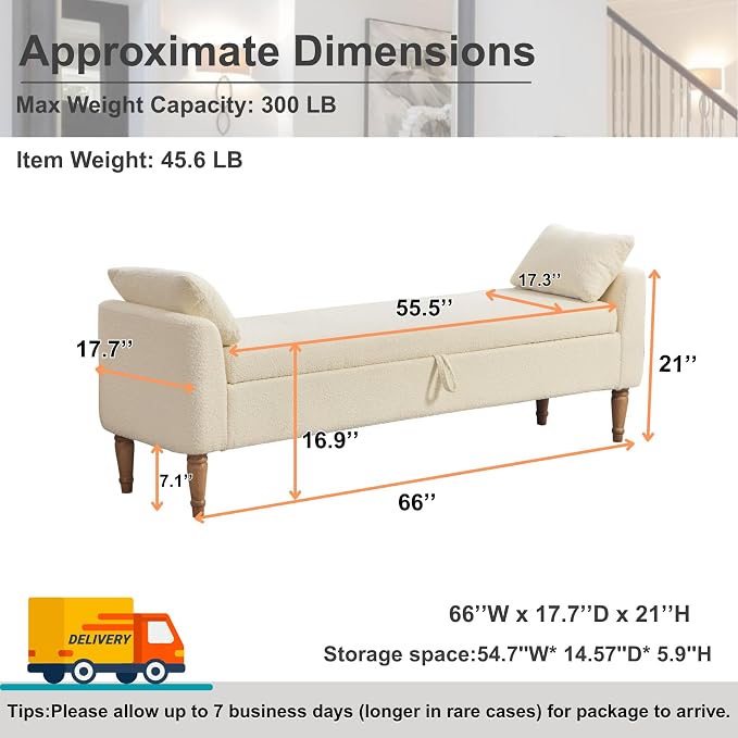 Beige - Wood Legs