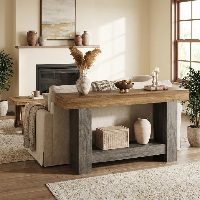 Rustic Brown and Grey