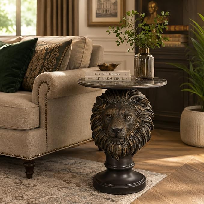 02 Lion - Antique Bronze