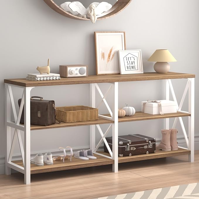 White and Rustic Oak