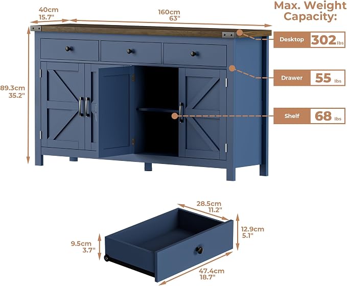 Blue/Wood