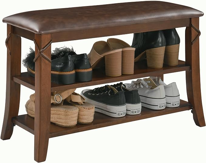Cherry Leg & Embossed Brown