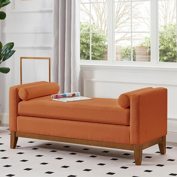 Dark Orange Boucle