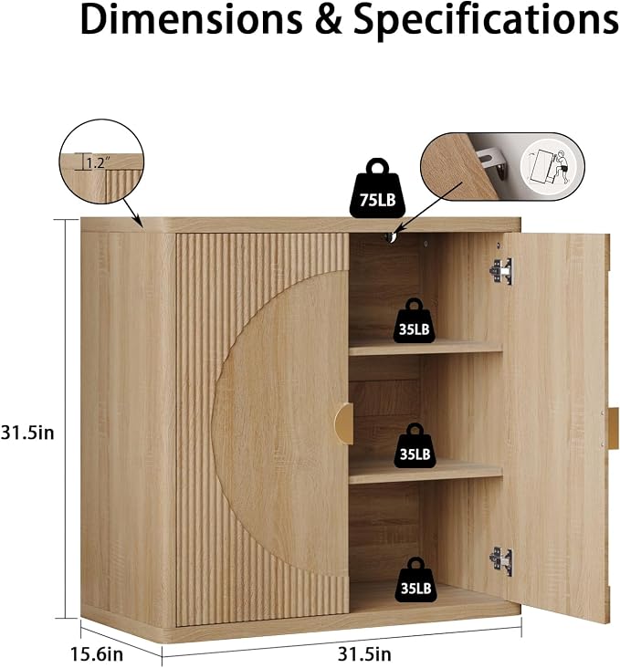 Sideboard Cabinet - Light Oak