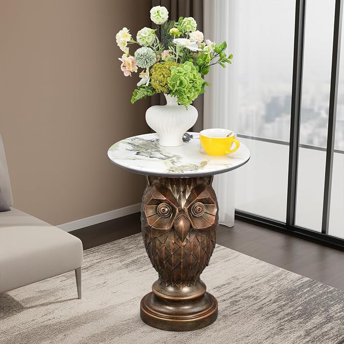 Owl - Geometric Gold