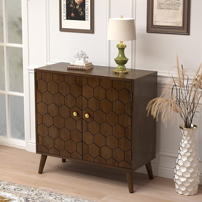 Brown Honeycomb Pattern