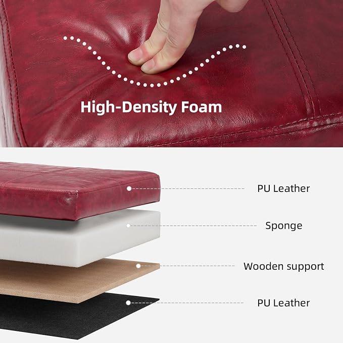 Red Pu Leather