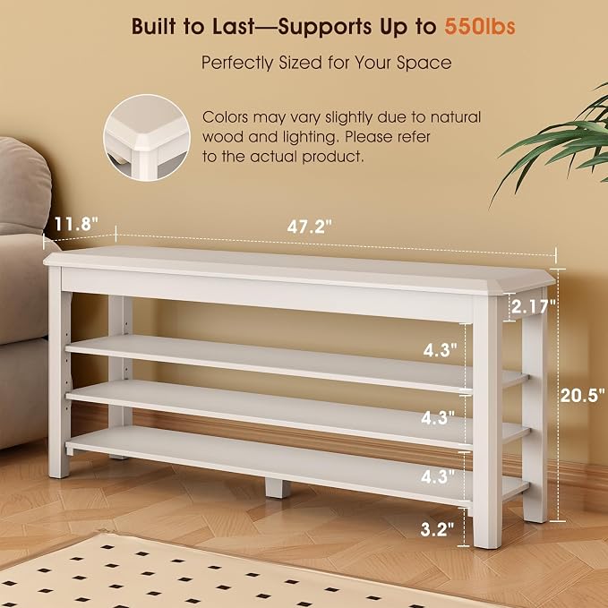 White-3 Tier(wood)