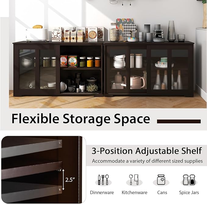 Coffee/Glass Sliding Door
