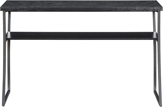 Black Woodgrain / Gray Frame