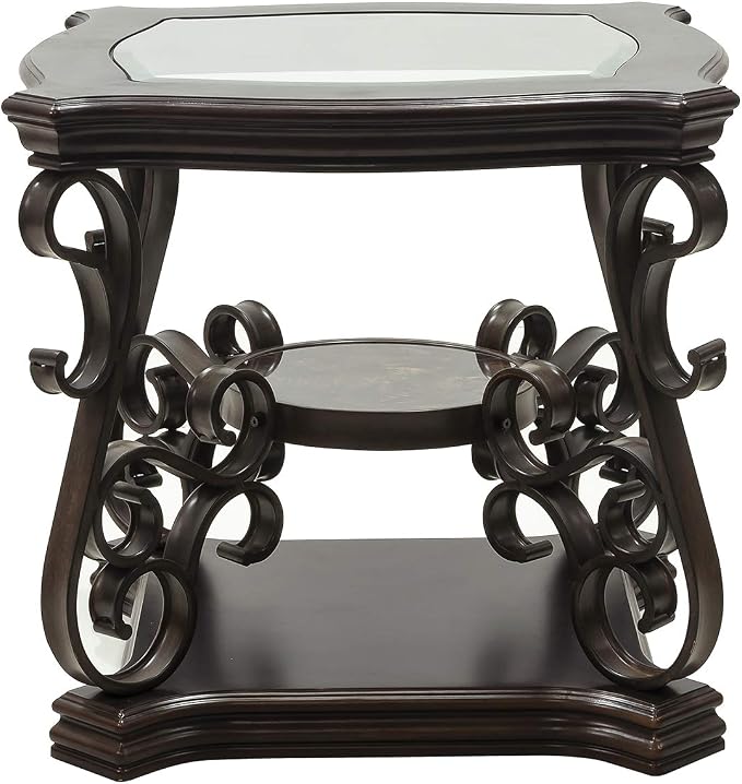 End Table, Dark Brown
