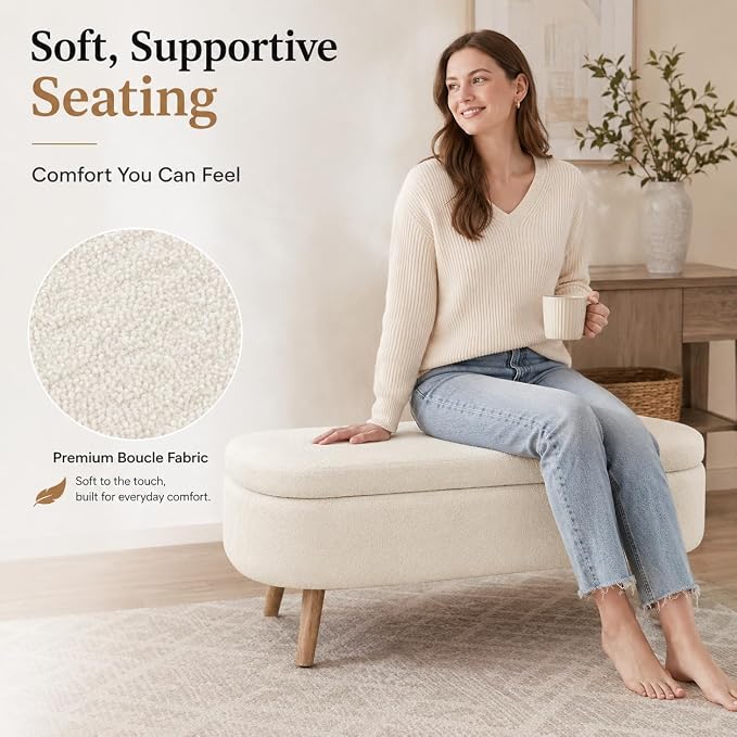 Ivory+boucle+foam