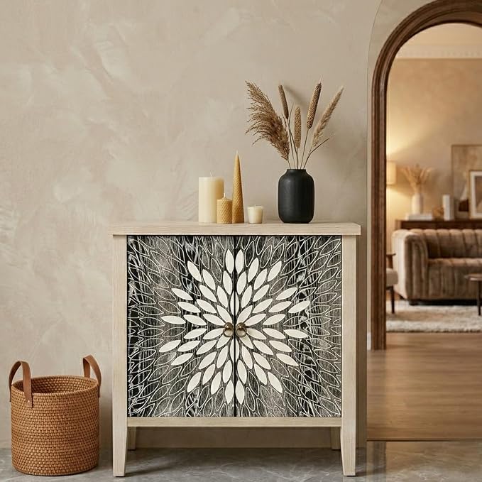 Black-leaf Carved Set of 1