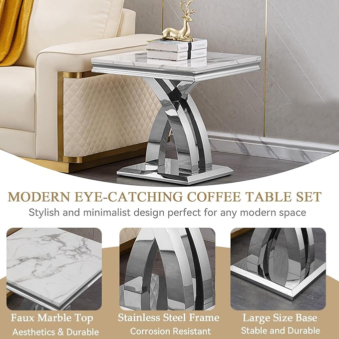 Silver-end Table