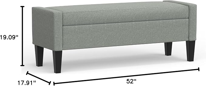 Stone (Light Gray) Without Nailhead Trim
