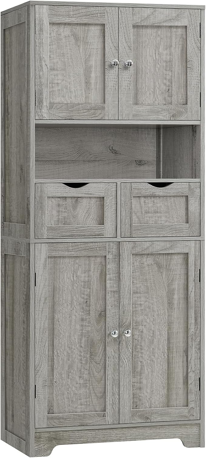 Grey 2 Drawers