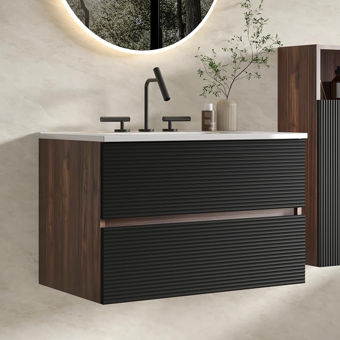 Walnut+black / 3 Holes